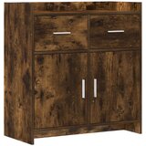 vidaXL Strani šal Dimljen hrast 75 x 36 x 80 cm Inženirski les, (5000253171) | Shoptok.si