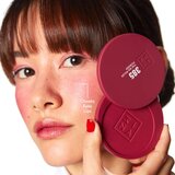 3INA The No-Rules Powder večnamensko ličilo za oči, ustnice in obraz odtenek 385 - Raspberry pink, shimmer 8 g | Shoptok.si