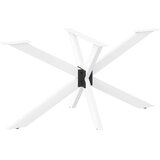  Noge blagovaonskog stola u obliku pauka, bijele, 120x68x(72-73) cm, čelik | shoptok.hr