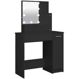  Toaletni stolić s LED svjetlima crni 86,5x35x136 cm | Eponuda.ba