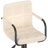  Barski stolac od tkanine krem | shoptok.hr