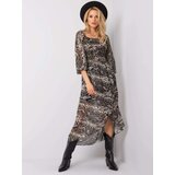 Och Bella Dress-TW-SK-BI-8029.41-black-beige | shoptok.hr