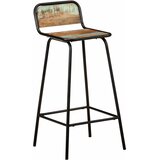  Barske stolice 4 kom od masivnog obnovljenog drva Smeđa 44 x 44 x 84 cm | Shoptok.si