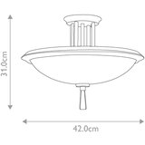  Kichler KL-DREYFUS-SFOZ - Plafonski luster DREYFUS 3xE27/60W/230V bronzan | Eponuda.com