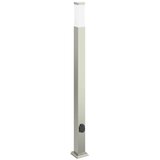 vidaXL Stebriček z vtičnico 110 cm nerjaveče jeklo IP44, (5000296996) | Shoptok.si