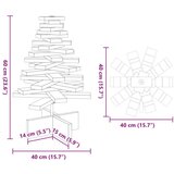  Drveno ukrasno božićno drvce 60 cm od masivne borovine | shoptok.hr