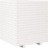 Maison Chic Vrtno cvetlično korito - Cvetlični Lonec belo 60x60x72 cm trdna borovina, (21788840) Cene