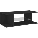 TV ormarić s LED svjetlima crni 90 x 39 x 30 cm | shoptok.hr