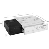 Livetastic Klubska Miza Marble, Videz Marmorja | Shoptok.si