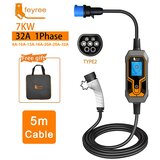 feyree Prenosni EV polnilec, Wallbox Type2 kabel, 32A 7KW, type2 7KW 5m kabel, (5000157651) | Shoptok.si