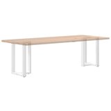  Noge za blagovaonski stol T-oblika 2 kom Bijele 50x35x(72-73) cm Čelik | shoptok.hr