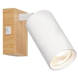  Brilagi - Zidno reflektorsko svetlo SELE 1xGU10/30W/230V bela/dekor hrasta | Eponuda.com