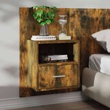  Zidni noćni ormarići 2 kom boja dimljenog hrasta | shoptok.hr