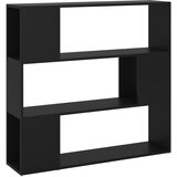 Furnova Knjižna omara za razdelitev prostora črna 100x24x94 cm, (21932542) | Shoptok.si