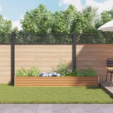  Povišena vrtna gredica 290 x 50 x 36 cm Cinkani čelik | shoptok.hr
