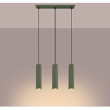 Sollux Lighting Sollux SL.1613 - Luster na sajli KARBON 3xGU10/10W/230V zelena | Eponuda.com