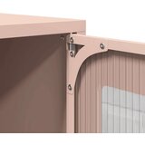 vidaXL Highboard Pink 68x39x107 cm Steel | Shoptok.si