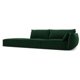 Mazzini Sofas Temno zelena žametna sedežna garnitura desni kot 264 cm Vanda – | Shoptok.si