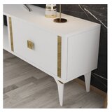 Hanah home tv polica doruk white gold | ePonuda.com