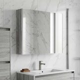  Kupaonski ormar s ogledalom Siva Sonoma 83,5 x 15,5 x 70 cm | shoptok.hr