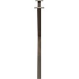  Noge za blagovaonski stol u obliku slova X, 2 kom, prirodni čelik, 90 x (72-73) cm, čelik | shoptok.hr