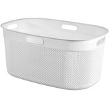 Curver Košara za perilo FILO, 45l, bela recycled | Shoptok.si