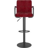  Barski stolček vinsko rdeč žamet, (20968180) | Shoptok.si
