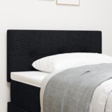  LED vzglavje s gumbi, črno, 80 cm, tekstil, (22051959) Cene
