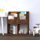 vidaXL stalak za dječje časopise smeđa boja hrasta 71x30x78 5cm drveni | shoptok.hr