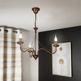  Luster na lancu ANTON 3xE14/15W/230V bronzan | Eponuda.com