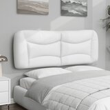  Jastuk za uzglavlje Hvar bijeli 140 cm od umjetne kože | shoptok.hr