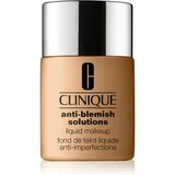 Clinique Anti-Blemish Solutions™ Liquid Makeup puder s visokim prekrivanjem za masno lice sklono aknama s dugotrajnim učinkom CN 70 Vanilla 30 ml