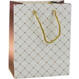  Paper Gift Bag Shiny Hearts 23 x 18 x 10.5 cm | shoptok.hr