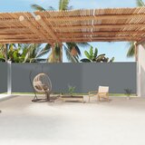 vidaXL zložljiva stranska tenda antracitna 200x1200 cm | Shoptok.si