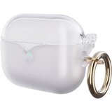 NIKCORP Etui za AirPods Pro 2 / 1, prozoren mehak TPU ovitek z motivom srca, zlatim karabinom in orodjem za odstranjevanje, (5000149611) | Shoptok.si