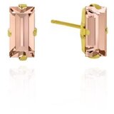 Victoria Cruz macedonia light peach gold mindjuše sa swarovski kristalom ( a3661-63dt ) | ePonuda.com