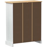  Ormar za cipele Bijelo 86 x 38,5 x 108 cm Čvrsto borovo drvo | shoptok.hr
