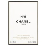 Chanel No.5 parfumska voda polnilo 3x20 ml za ženske | Shoptok.si