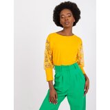 RUE PARIS Blouse-RV-BZ-7551.19-light orange | Shoptok.si