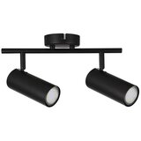 Candellux Lighting črna kovinska stropna svetilka 9x36 cm colly - candellux lighting Cene