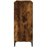 vidaXL Omarica za gramofonske plošče dim. hrast 84,5x38x89 cm inž. les | Shoptok.si