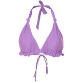 Trendyol Bikini Top - Purple - Plain Cene