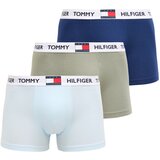 Tommy Hilfiger Underwear Boksarice mornarska / pastelno modra / kaki / bela Cene