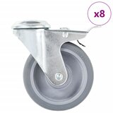  Okretni kotačići s otvorom za vijke 8 kom 100 mm | shoptok.hr