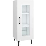  Komoda bela 34,5x34x90 cm konstruiran les, (20654140) | Shoptok.si