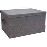 Bigso Box of Sweden Siva škatla za shranjevanje Wanda, 34 x 25 cm Cene