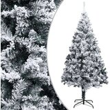vidaXL Umetna novoletna jelka s snegom zelena 400 cm PVC | Shoptok.si