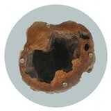  Stolić za kavu od tikovine i stakla 50 x 40 cm | Eponuda.ba