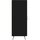  Komoda crna 34,5 x 34 x 90 cm od konstruiranog drva | shoptok.hr