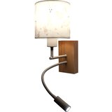 Brilagi LED fleksibilna lampa BOBO WOOD 1xE27/25W/230V + LED/3W hrast/bela/zečići | Eponuda.com